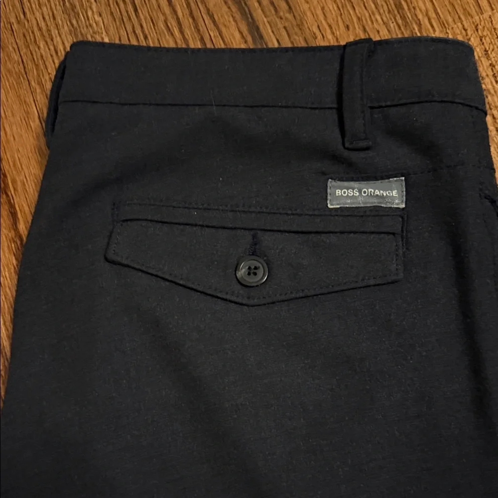 BOSS ORANGE Navy Trousers - Picture 2 of 6
